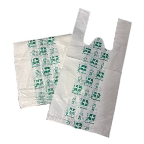 Bolsa camiseta 30x40 farmacia AD inti