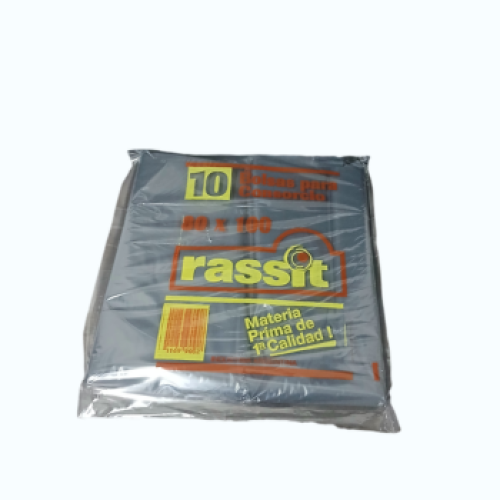 Bolsas consorcio BD 80x100 x10un reforzadas