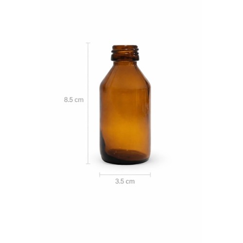 Botella vidrio colirio c/gotero 45cc