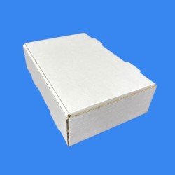 Caja empanada blanca marrón 1/2 docena Caja empanada blanca marrón 1/2 docena