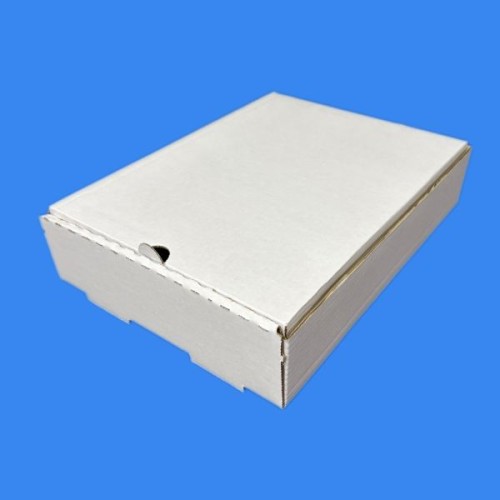 Caja empanada  blanca marrón docena
