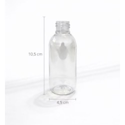 Envase 125 cc omega rosca 24 transp.