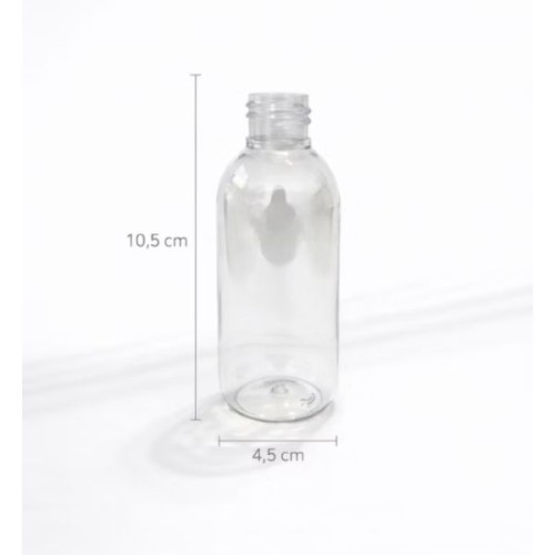 Envase 125 cc omega rosca 24 transp.
