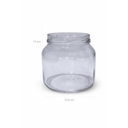Frasco vidrio gigante 1,5 kg axial (110) Frasco vidrio gigante 1,5 kg axial (110)