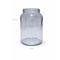 Frasco vidrio gigante 3kg axial (110) Frasco vidrio gigante 3kg axial (110)