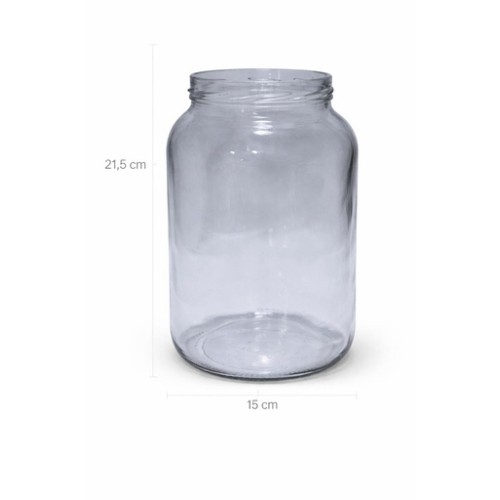Frasco vidrio gigante 3kg axial (110)