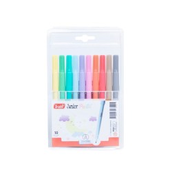Marcador junior pastel surtido x10