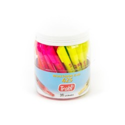 Marcador resaltador 425 trabi fluo