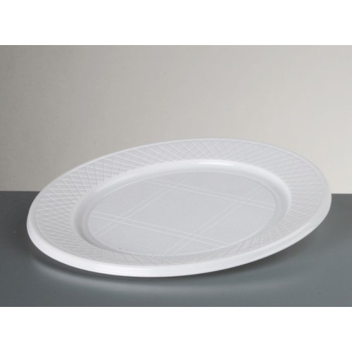 Plato plastivas 22 blanco