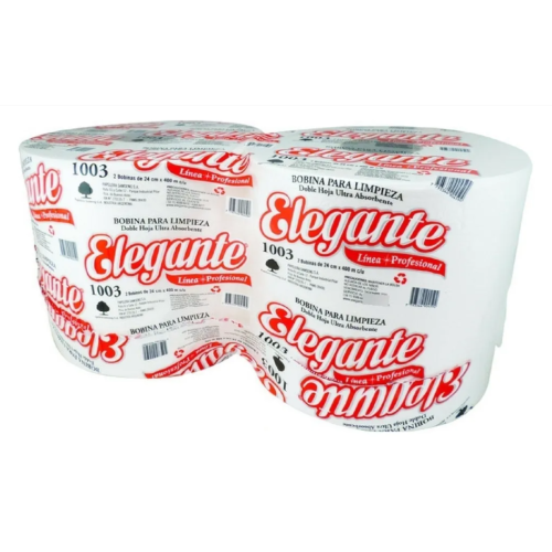 Bobina toalla elegante 24cm x 400mts c/u