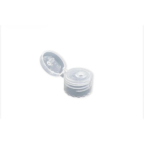 Tapa flip top rosca 24 transparente
